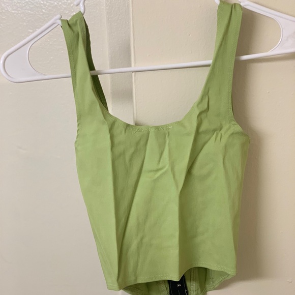 HONEYBUM tight corset top in green Beautiful! - Picture 5 of 5
